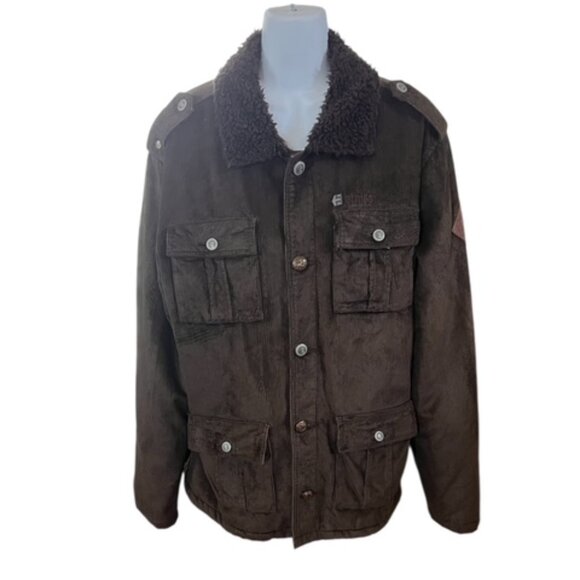 ETNIES Men's Corduroy Outdoor Jacket - Picture 1 of 10